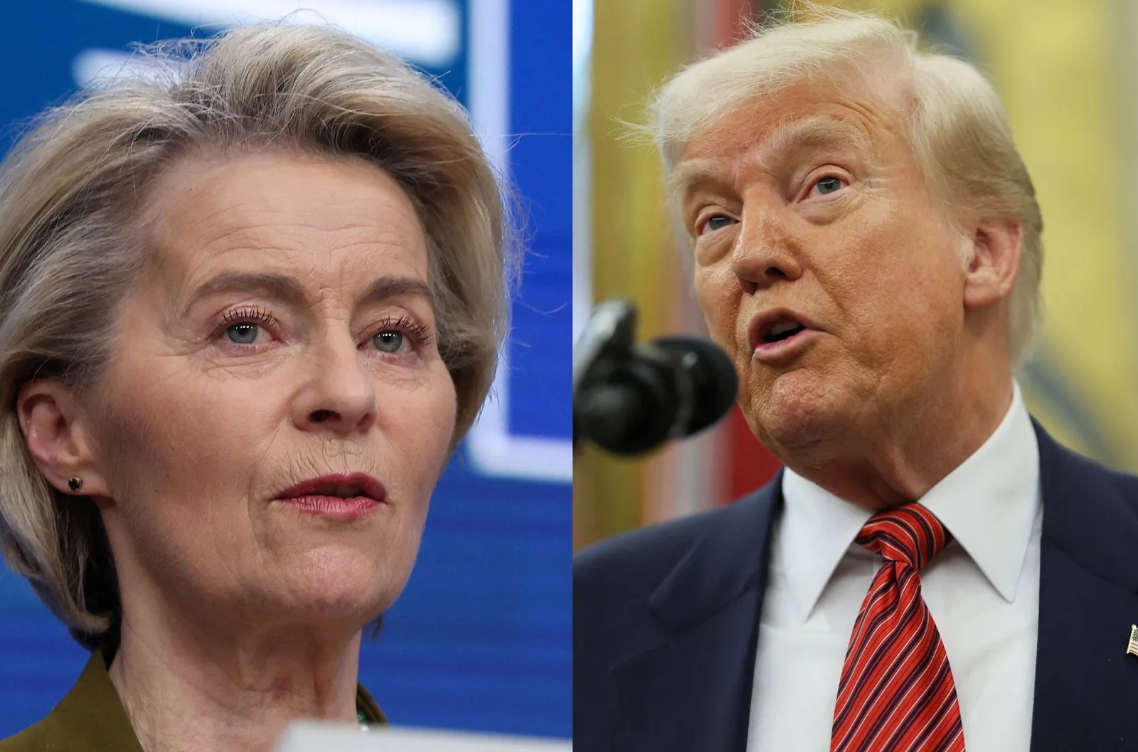 UE vê “novo ímpeto” nas negociações comerciais após telefonema com Trump