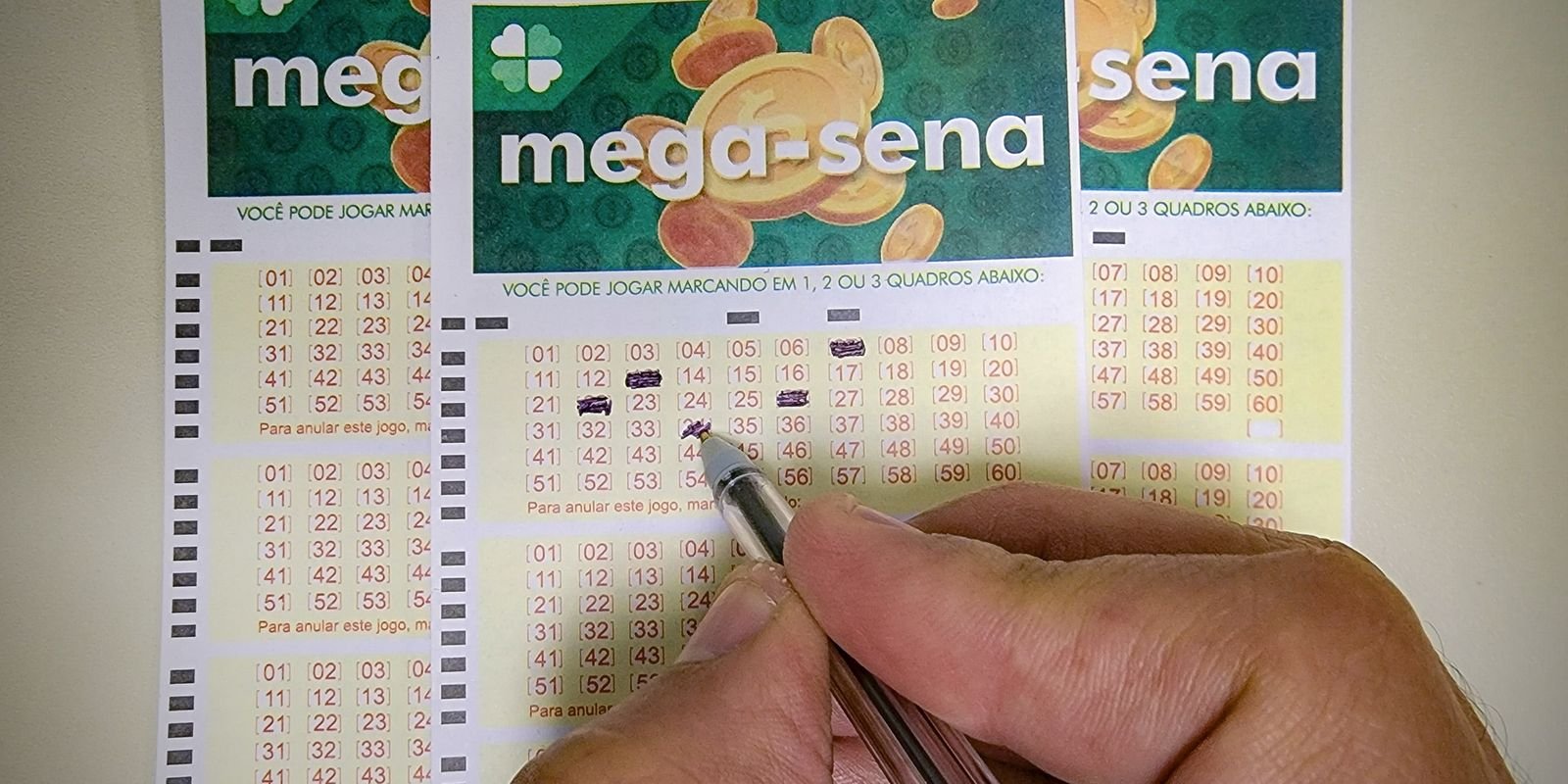 Concurso 2.902 da Mega-Sena acumula e prêmio vai a R$ 65 milhões 
