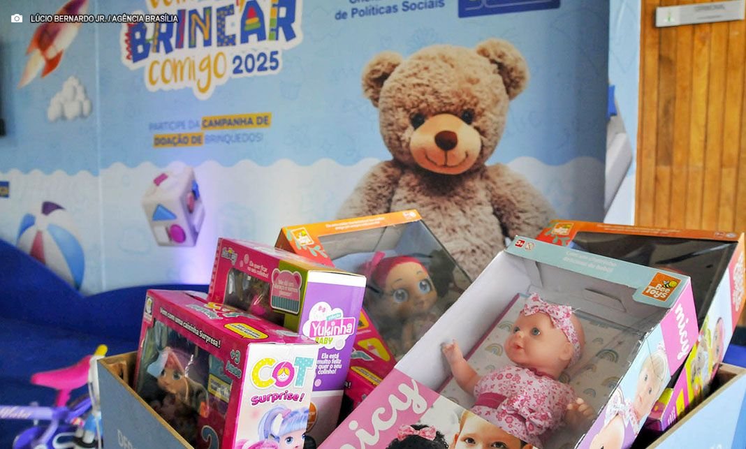 DF inicia arrecadação de brinquedos para presentear mais de 20 mil crianças — Política Distrital agora é PDNews, notícias sobre Política e Saúde do DF