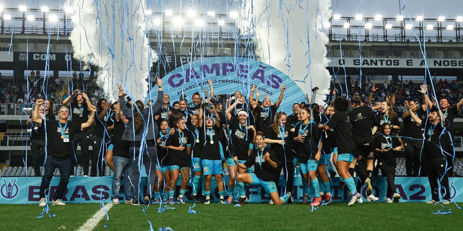 Santos busca empate com Botafogo e conquista Brasileirão Feminino A2