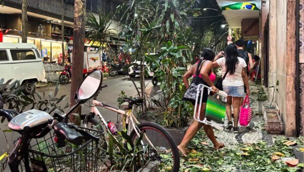 Rio de Janeiro tem duas mortes e um desaparecido depois de ventania