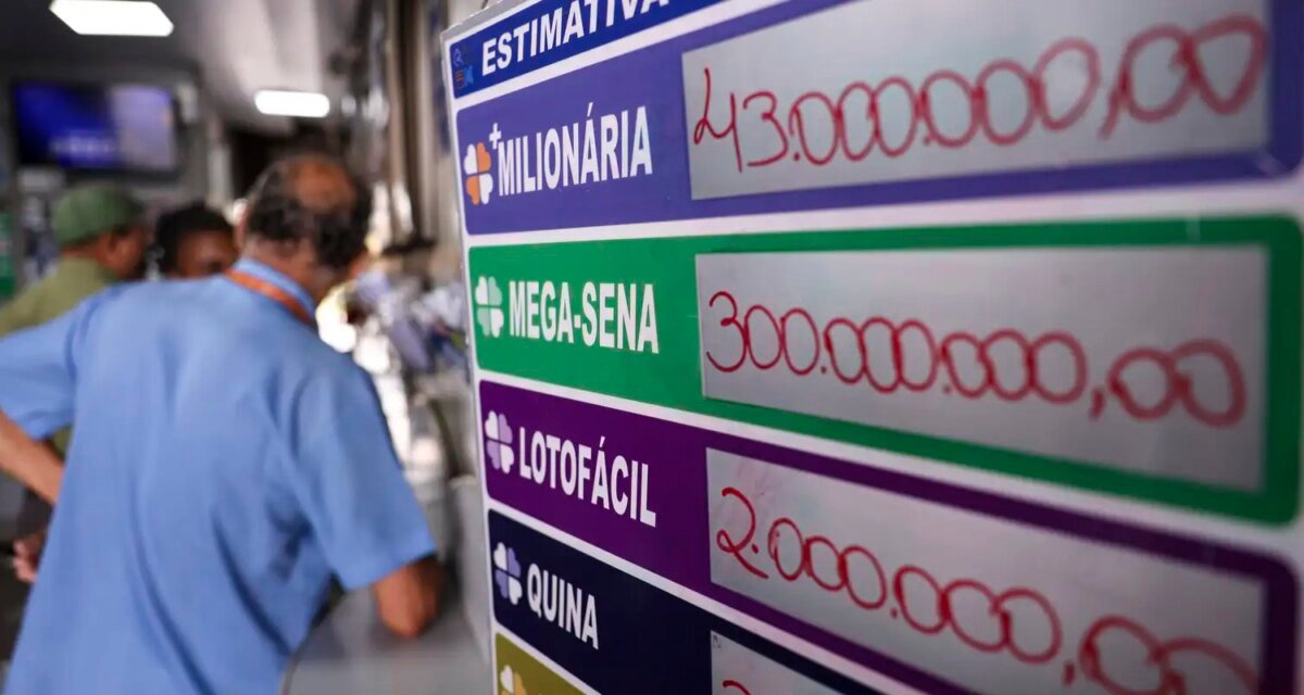Mega-sena acumula para R$ 45 milhões; confira os números