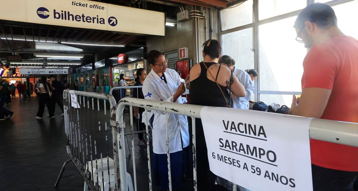 Ministério da Saúde reforça chamamento para vacina contra o sarampo