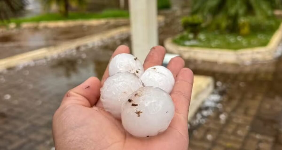 Região Sul tem previsão de chuva e granizo para esta terça-feira