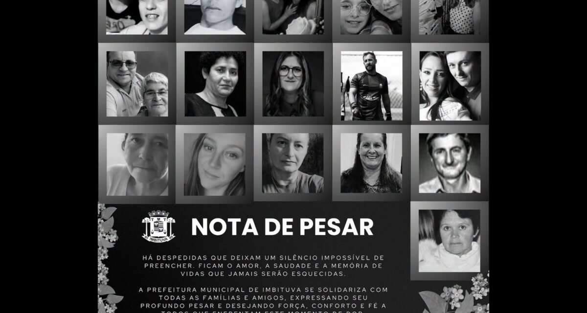 Vítimas do acidente na BR-737 são veladas em Imbituva 