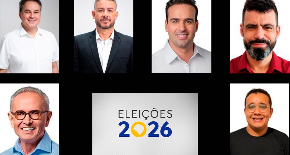 Confira quem são os seis candidatos a governador da Paraíba
