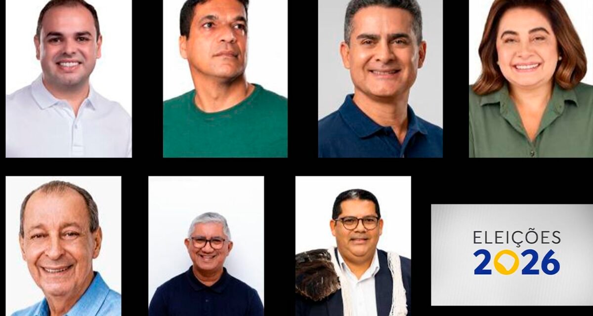 Sete candidatos concorrem ao governo do Amazonas; veja quem são