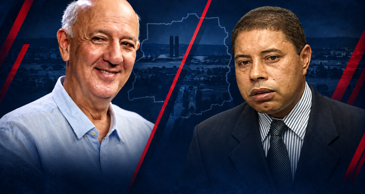 José Roberto Arruda e Carlos Xavier em montagem jornalística sobre decisões judiciais no Distrito Federal