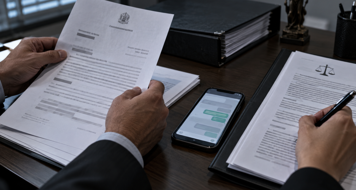 Documentos judiciais e mensagens são analisados em apuração sobre a negociação entre BRB e Banco Master