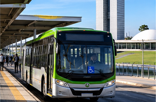 Ônibus do transporte público em Brasília