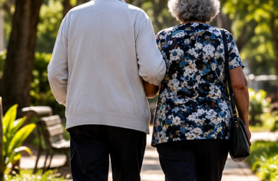 Pessoas com mais de 60 anos em atividade ao ar livre