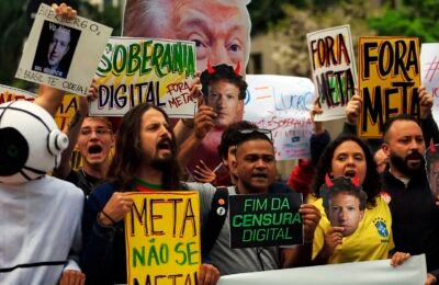 Ato em São Paulo cobra neutralidade da Meta nas eleições