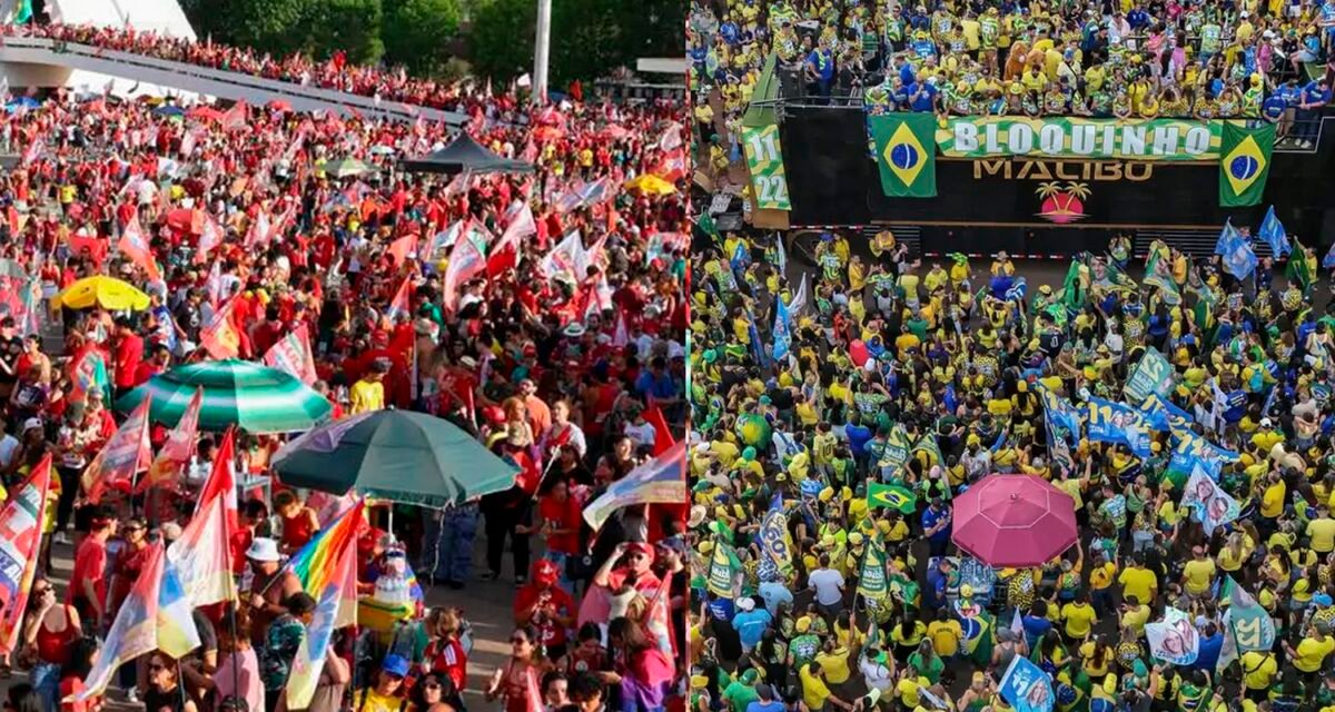 Em Brasília, atos por Lula e Flávio ficam a 2 km de distância