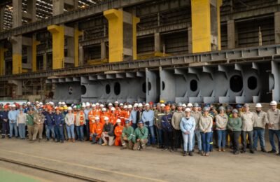 Estaleiro no RS começa a construir navios encomendados pela Transpetro