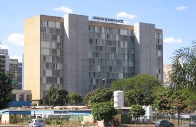 Fachada do Hospital de Base do Distrito Federal
