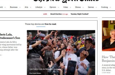 Imprensa internacional destaca vitória histórica de Lula