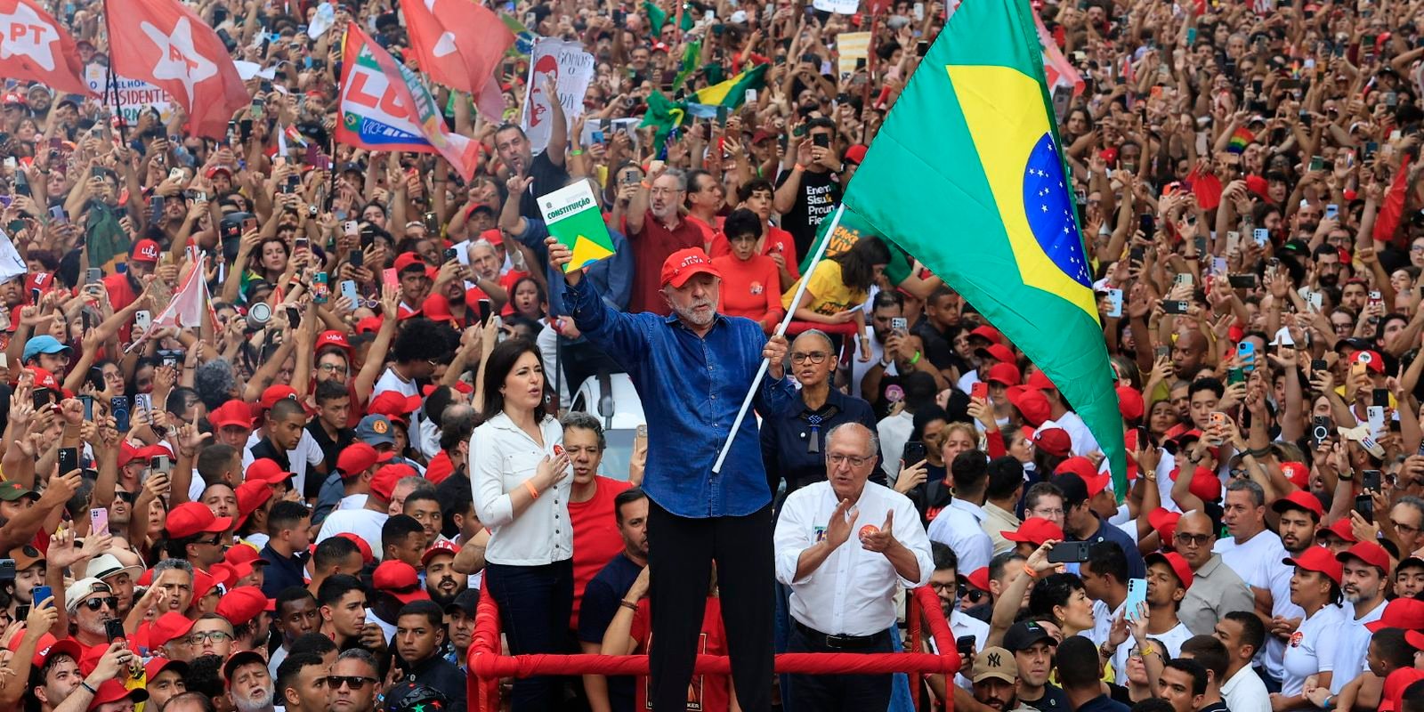 Lula após a reeleição presidencial em 2026, foto de arquivo do BSB1