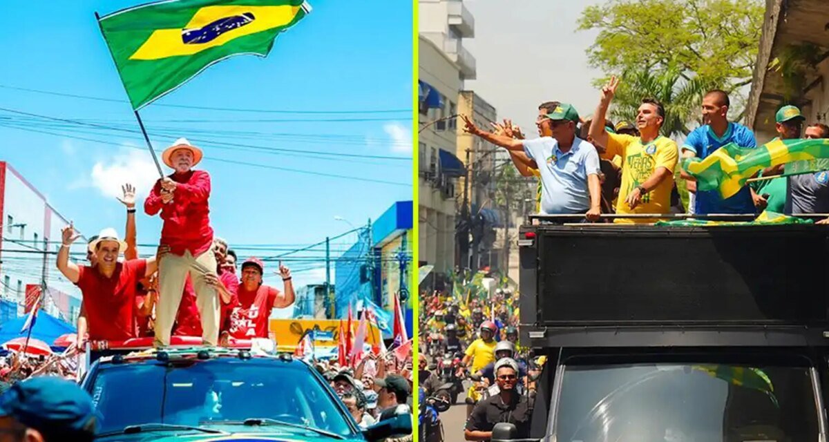 Lula faz comício em Natal e Flávio participa de moto-carreata no Rio