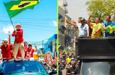 Lula faz comício em Natal e Flávio participa de moto-carreata no Rio