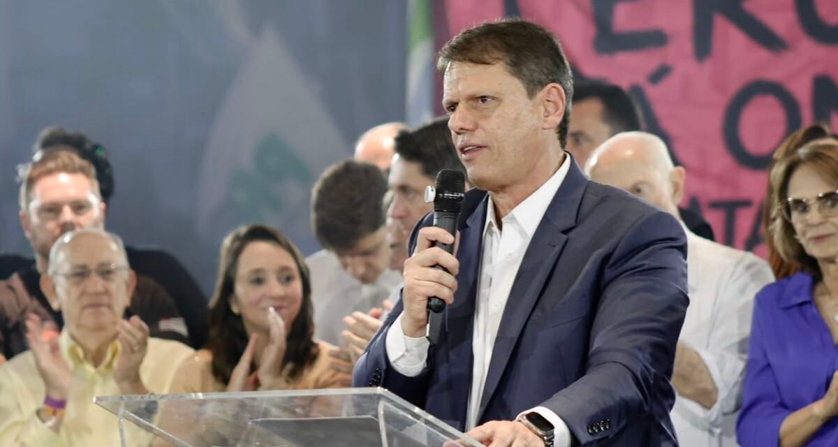 Tarcísio é reeleito governador de São Paulo