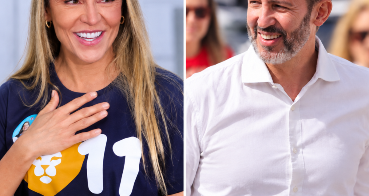 Celina Leão e Leandro Grass, candidatos ao Governo do Distrito Federal no segundo turno de 2026