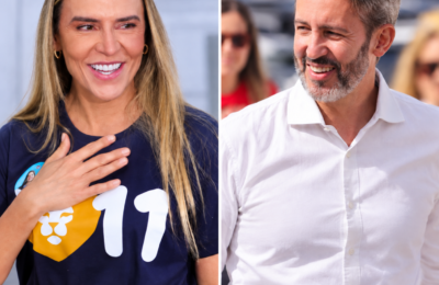 Celina Leão e Leandro Grass, candidatos ao Governo do Distrito Federal no segundo turno de 2026