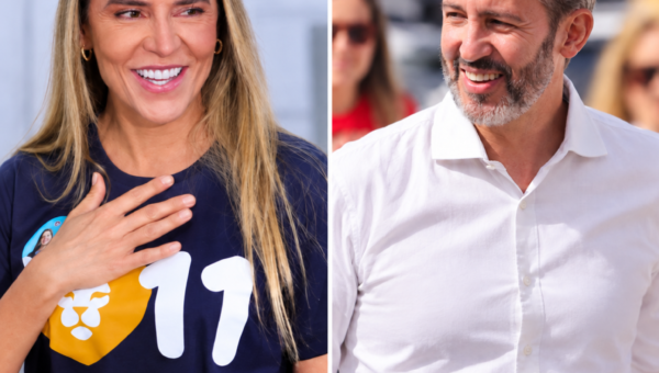 Celina Leão e Leandro Grass, candidatos ao Governo do Distrito Federal no segundo turno de 2026