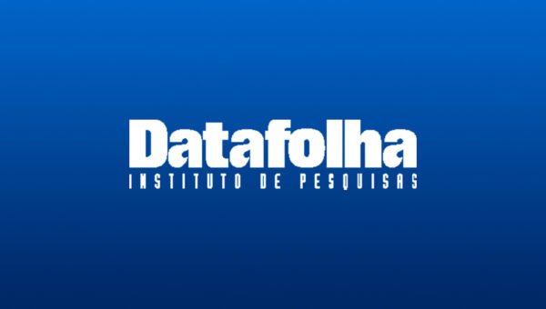 Logotipo do Instituto Datafolha, responsável por pesquisa eleitoral